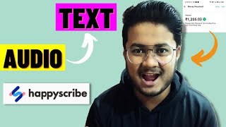 CAN YOU MAKE MONEY WITH HAPPY SCRIBE FULL HAPPYSCRIBE REVIEW 2022