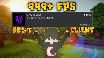 The Best FPS BOOST Mod For MCPE 1.21+ (NO LAG + Smooth Gameplay) | VYX Client
