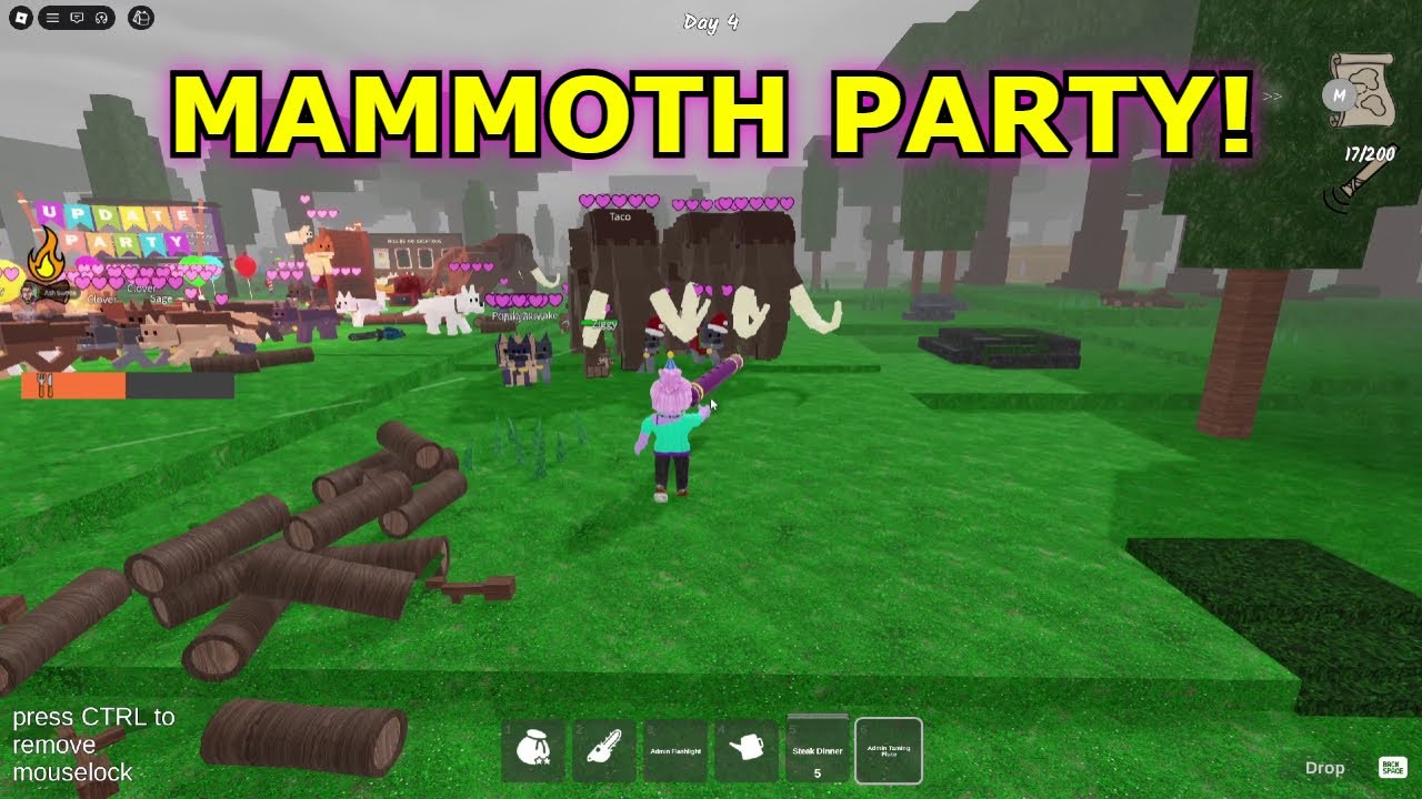 99 Nights in the Forest Update Party! | Surprise Cave Biome Update🎆| Roblox