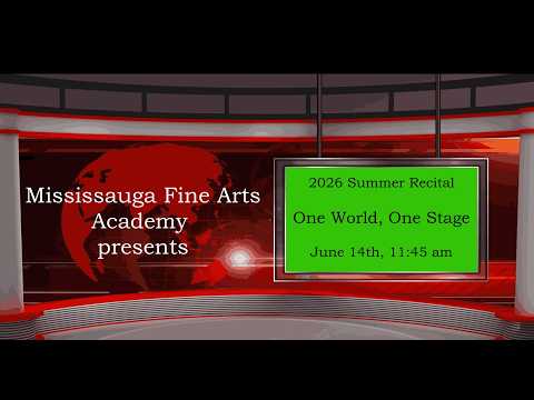 MFAA 2026 Summer Recital June 14 at 11:45 am