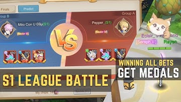 Epic S1 League, So Far Winning All Bets & Get Cute Medals - Cloud Song / Guardians Of Cloudia #65