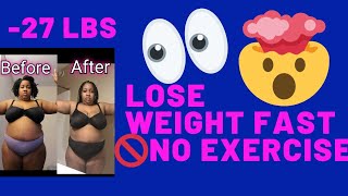 Intermittent Fasting | I lost 27lbs in 60 days | NO DIET | No EXERCISE | Easy Weight Loss Tips