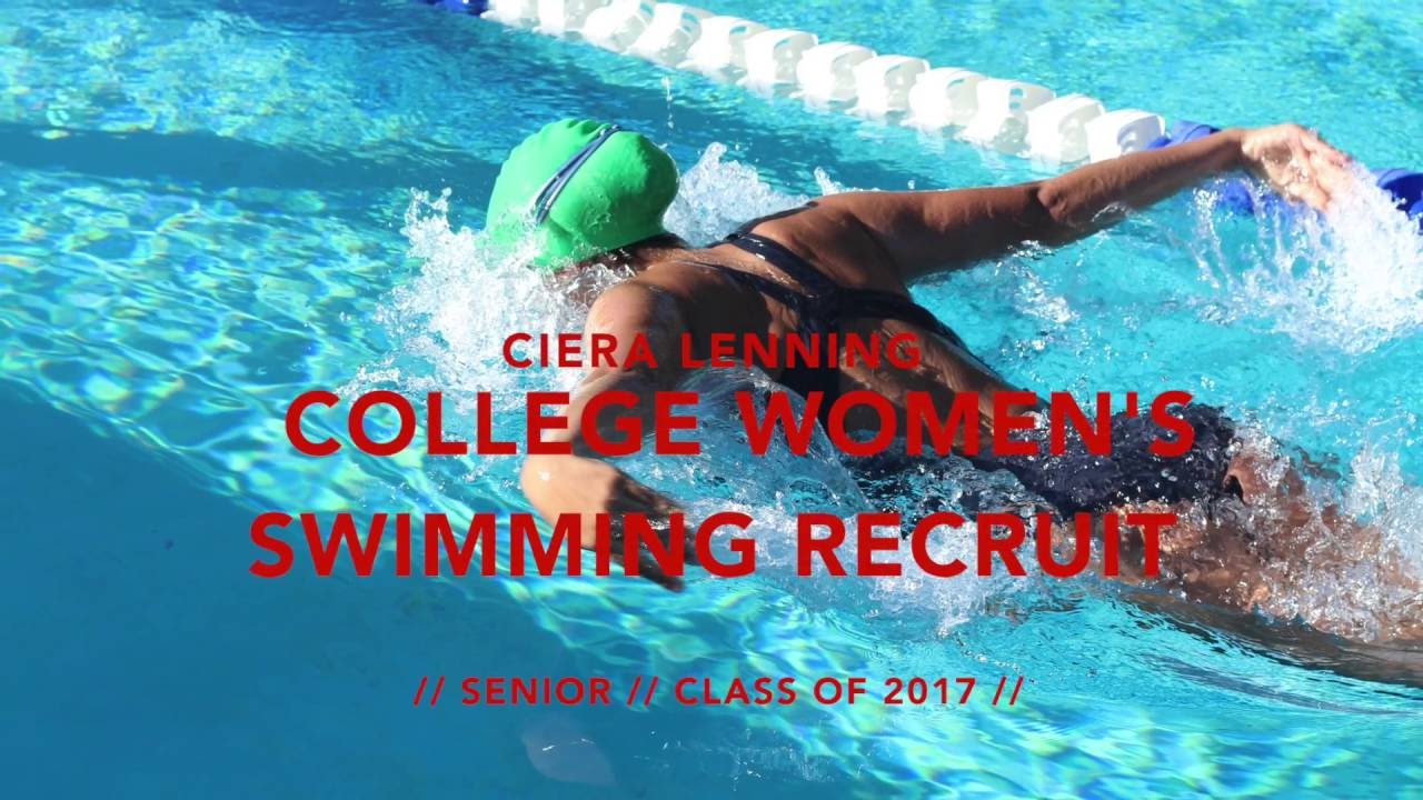 Swim Recruiting Video YouTube