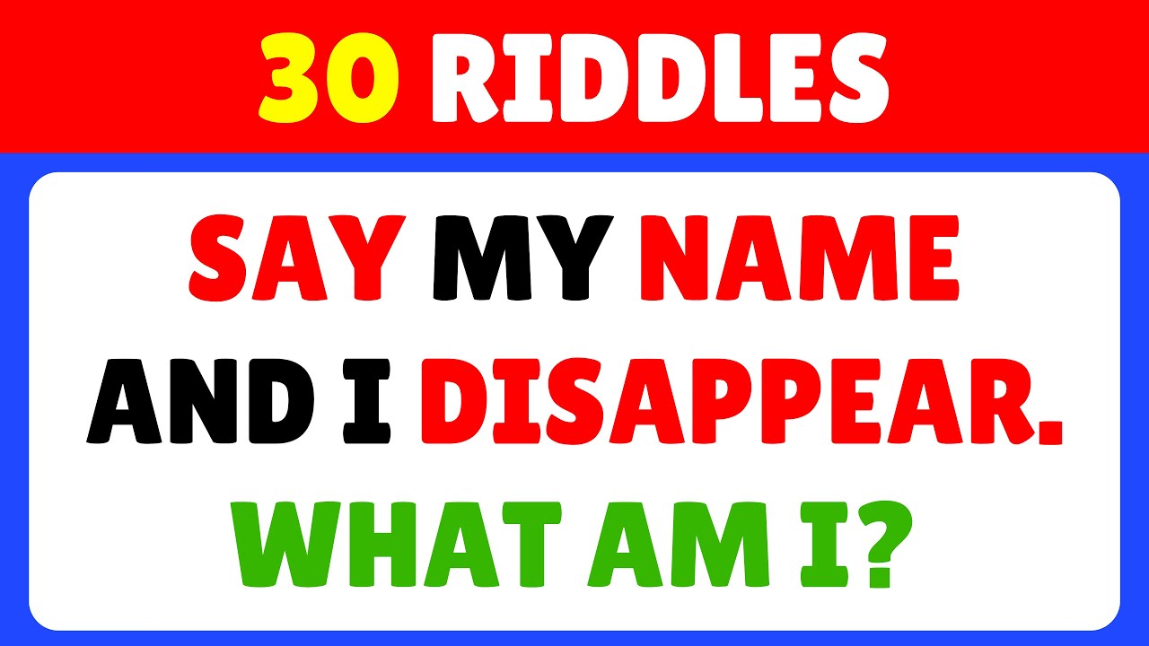 Only A Genius Can Solve These 30 Riddles ✅🧠!! Brain Teasers & Riddles Quiz 🏴‍☠️ Stretch Your Brain!!