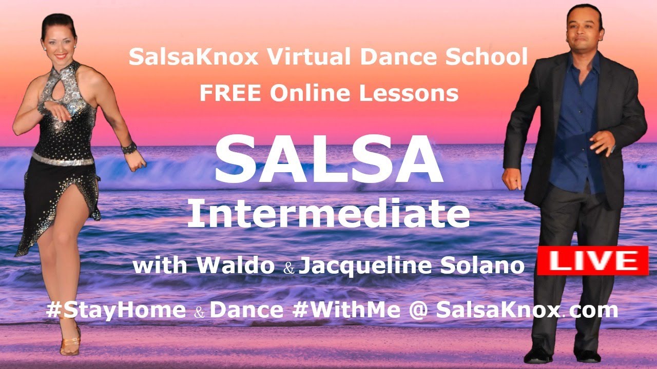 Salsa Dance FREE Online Lesson for Intermediate 💃📱🕺 Thursday 1pm EST ...