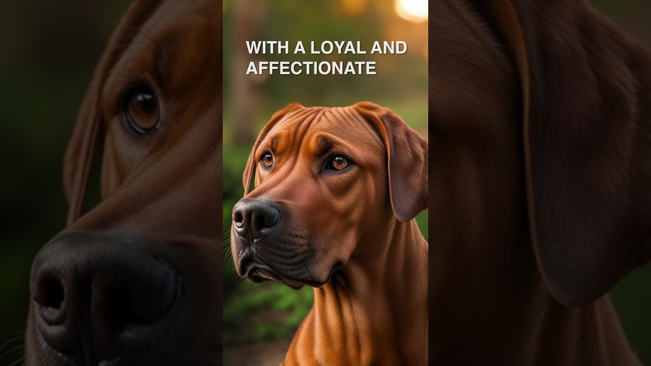 The Rhodesian Ridgeback is a great dog.