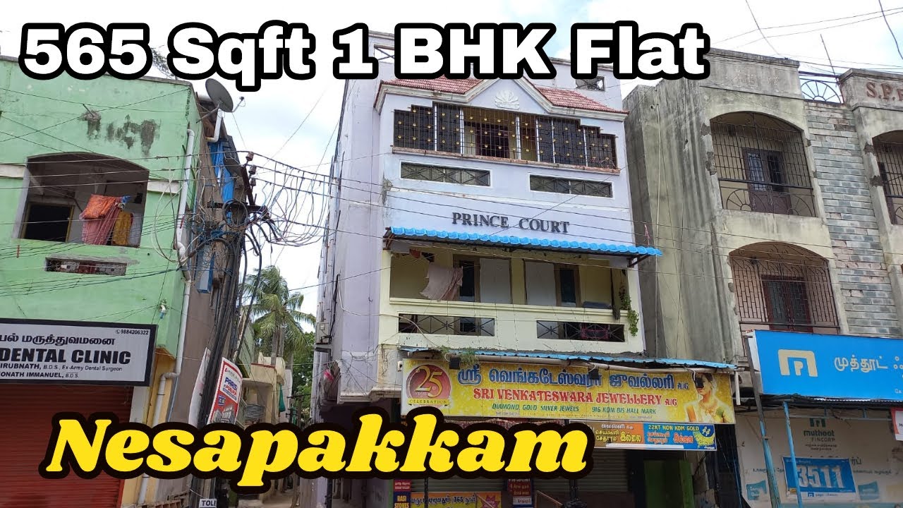 ID 1156 565 Sqft 1 BHK Flat Sale in Nesapakkam Chennai Bank Auction