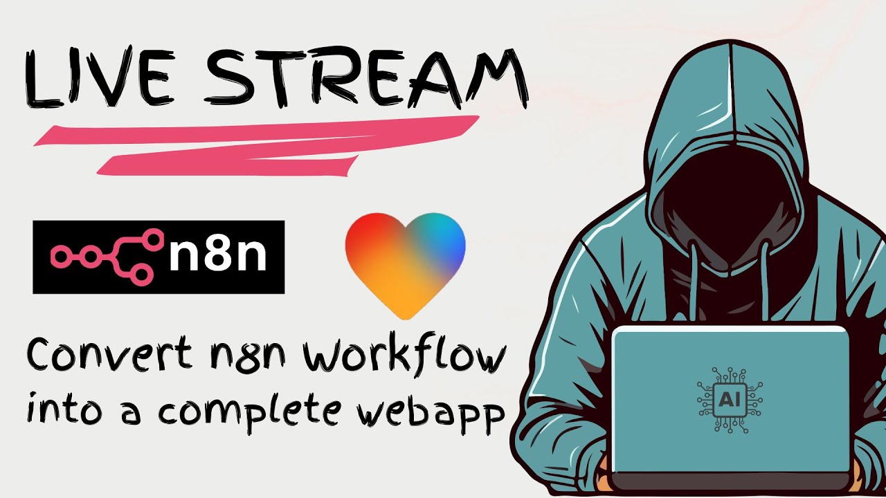 Live Stream: How To Upgrade An n8n Workflow To A SaaS App - YouTube