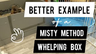Misty Method Puppy Potty Training Whelping Box Change