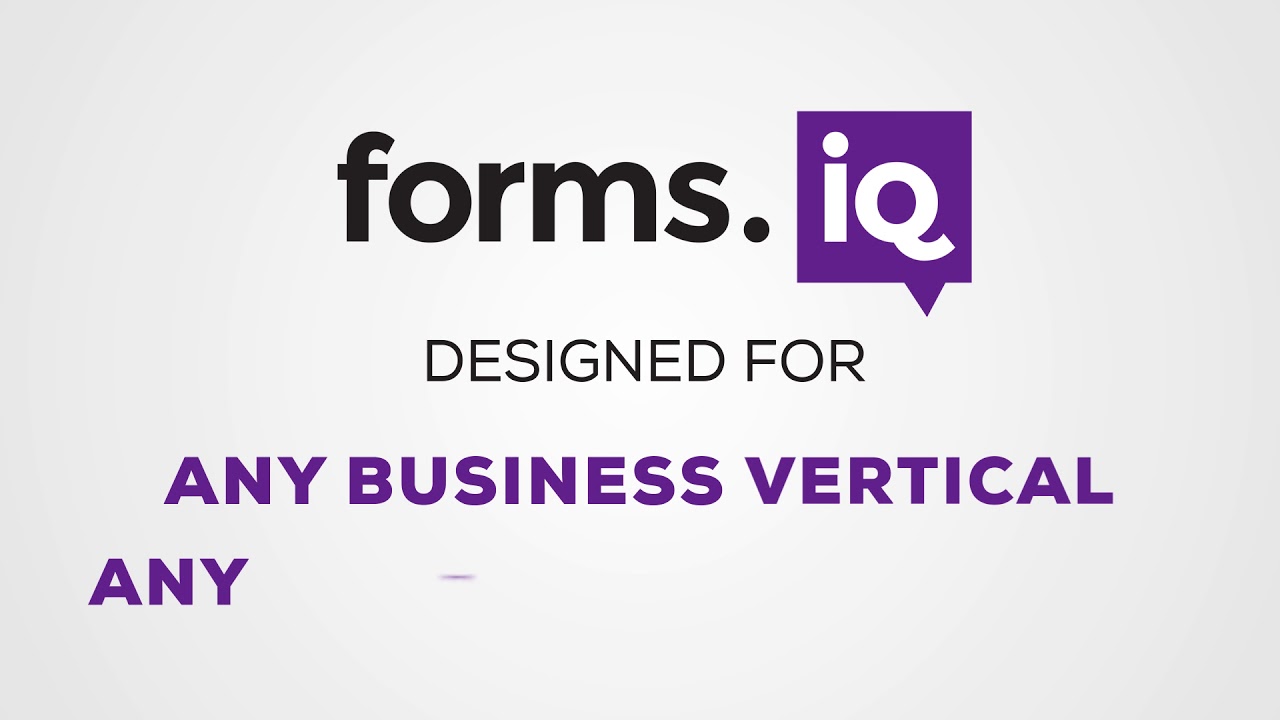 Forms IQ - YouTube