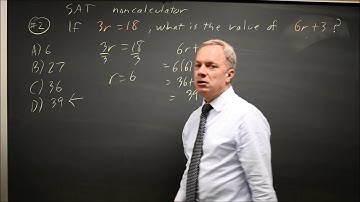 SAT Test 3: Linear expressions - question #3-2