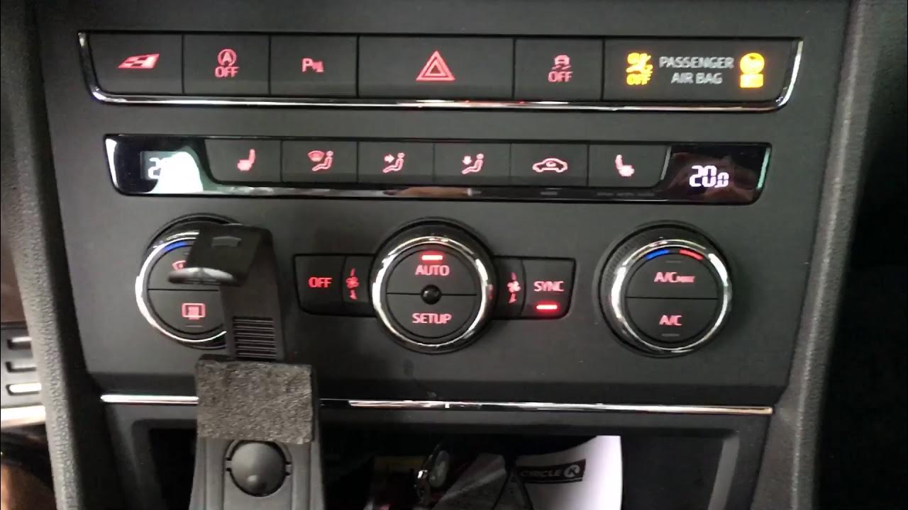 Reset and calibrate HVAC flaps in Seat Leon 5F YouTube