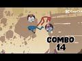 Messi vs Ronaldo fighting animation