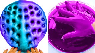 12Hour Oddly Satisfying Slime ASMR No Music Videos - Relaxing Slime 2023