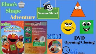 Sesame Street 📀 ELMO’S SHAPE ADVENTURE 📀 DVD OPENING/CLOSING
