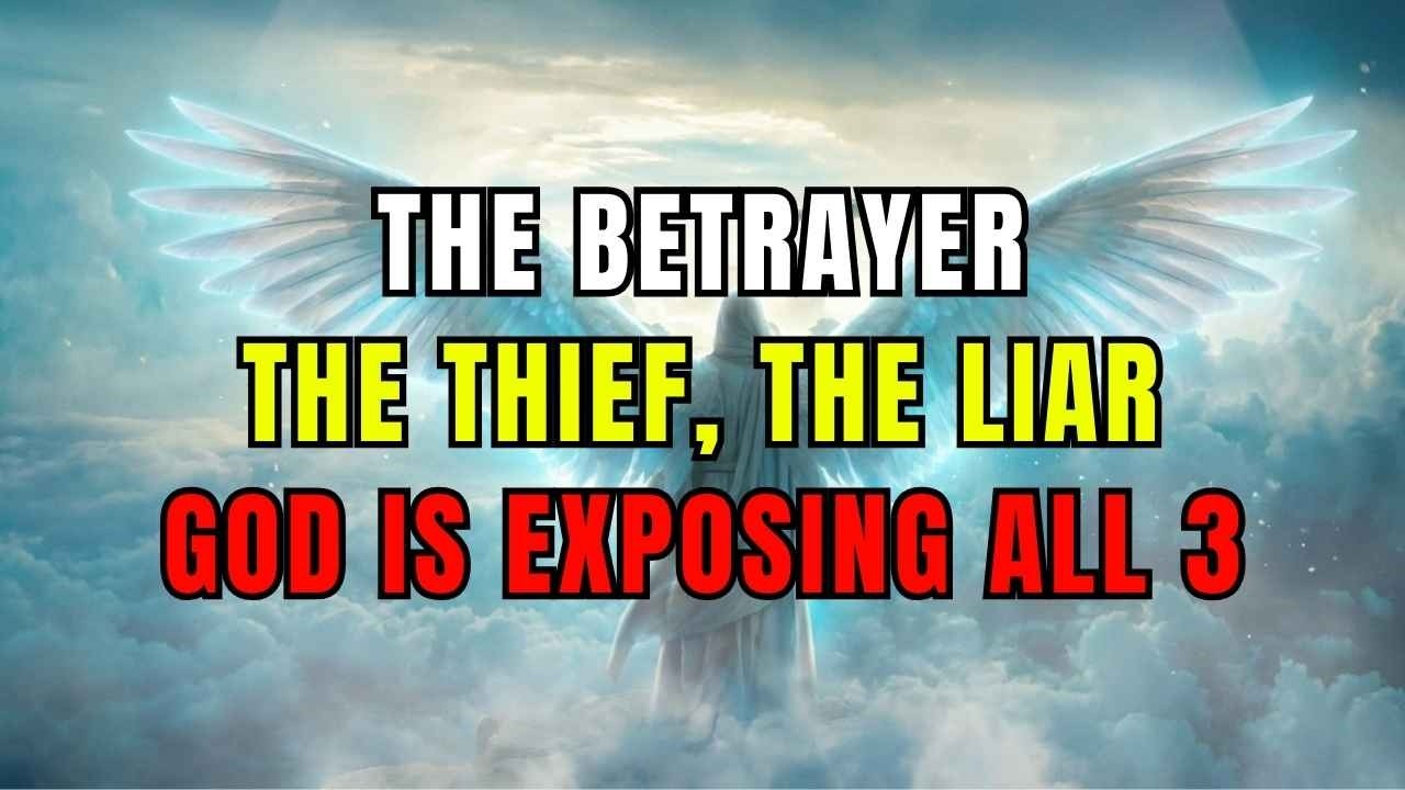 GOD WARNS: The Betrayer, The Thief, The Liar - ALL 3 Face Justice NOW!!!