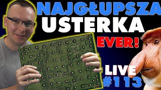 NAJGŁUPSZA USTERKA EVER w GAMINGOWYM LAPTOPIE! #LIVE 113