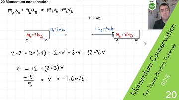 GCSE 20 Momentum conservation | GCSE Isaac Physics Masterclass