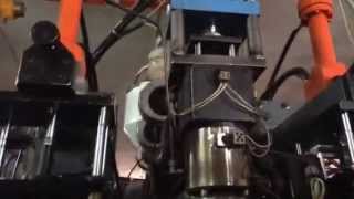 Turkish parison control working on the blow moulding machine