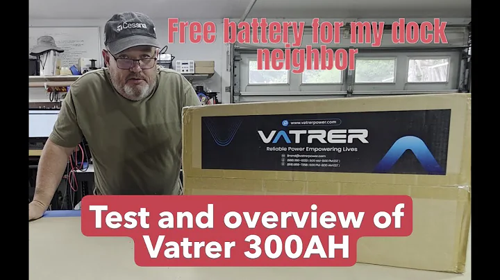 Vatrer 300AH LiFePo4 test and overview