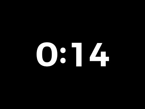14 Seconds | COUNTDOWN Timer 🔥 ( No Copyright )