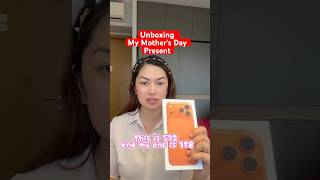 Unboxing My Mother’s Day Present || Thank you Daddy H #ytshorts  #mothersday #sgmum #trending