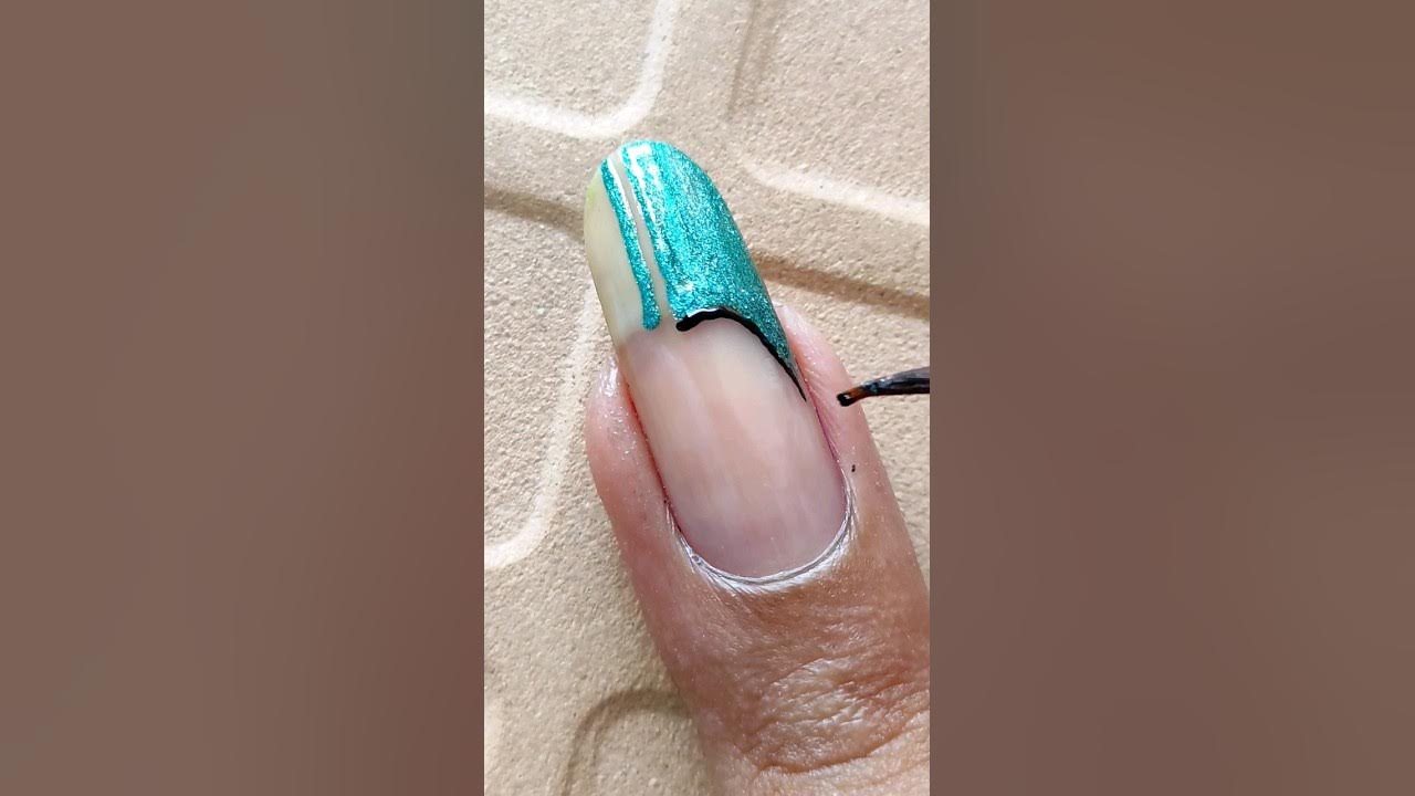 sharp nail art design