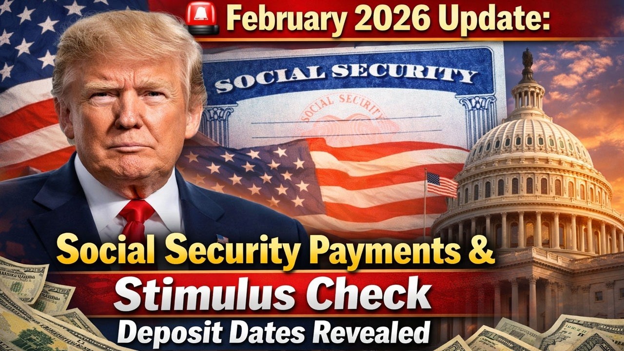 🚨 February 2026 Update Social Security Payments & Stimulus Check Deposit Dates Revealed