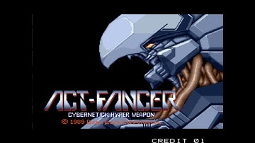 Act-Fancer: Cybernetick Hyper Weapon (アクトフェンサー). [Arcade - Data East]. (1989). 1LC. 60Fps.