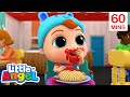 Thanksgiving Time | Little Angel | Sing Along Songs for Kids | Moonbug Kids Karaoke Time