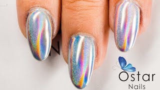 RAINBOW CARNIVAL mirror powder (premium collection!) Holographic nails screenshot 1