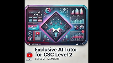Exclusive AI Tutor for CSC Level 2 Exam Prep | Unlock Success Today!
