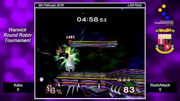 Kabs (Zelda, Ganondorf) vs. RashAttack (Dr. Mario) - Warwick Smash LAN Round Robin