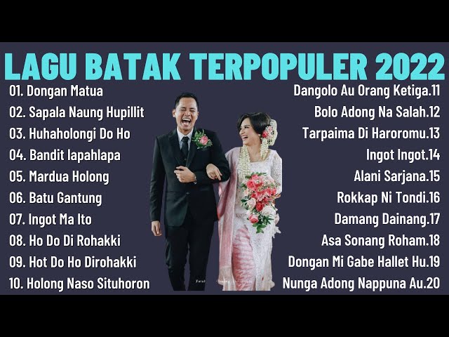 Lagu  Batak Paling Romantis 2022💚💚💚 ~ Lagu Batak Enak Di Dengar Pas 💚💚💚 Top Music Batak Terbaik💚💚💚 class=