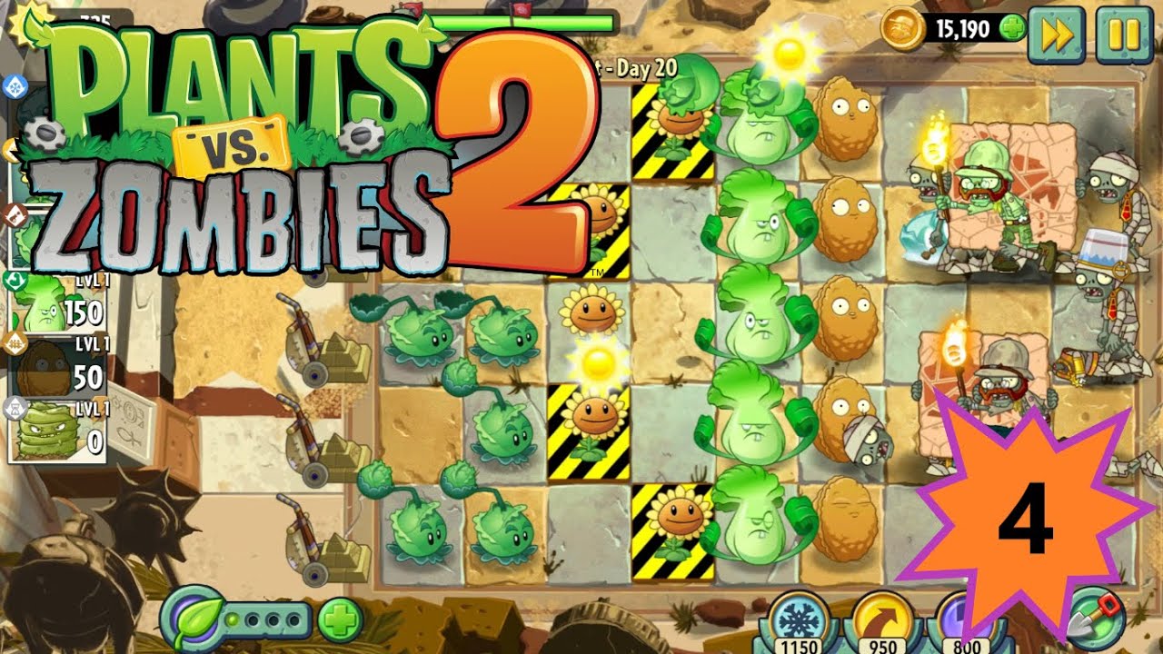 Plants Vs Zombies-2 Gameplay Walkthrough Part-4😈💀