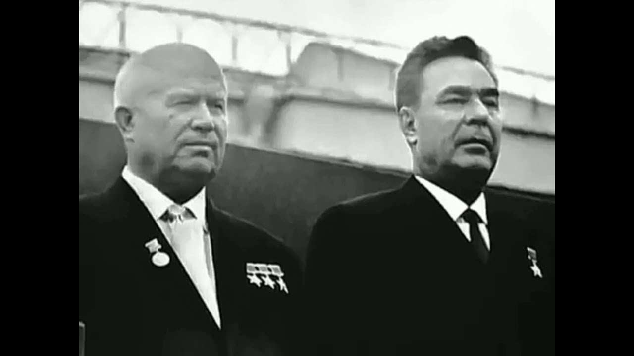 USSR/Soviet Union Anthem 1963 Cosmonauts return to Moscow celebration (Vostok-5 & 6)