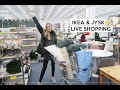 Live Shopping #16 - IKEA, JYSK Fruzsival | Vlogmas #13