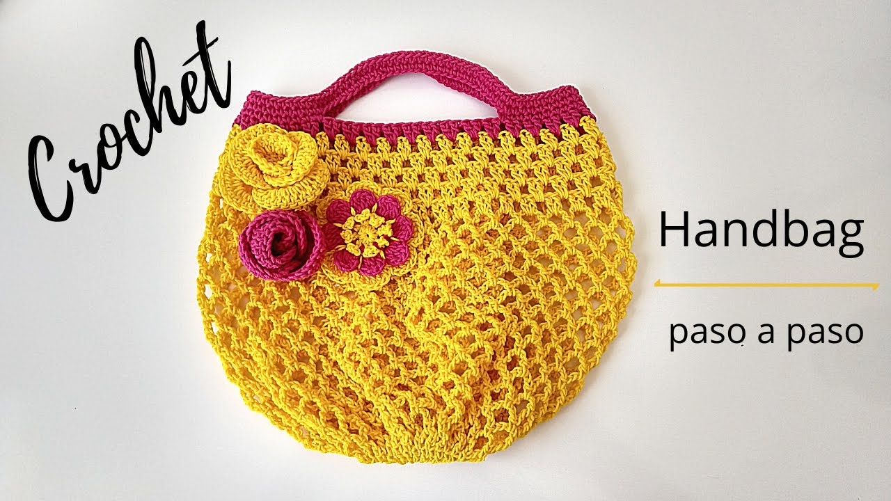 Cómo tejer bolso crochet fácil y | a paso - YouTube