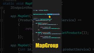 Use MapGroup For Clean Minimal API Routes #shorts