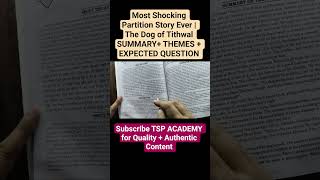 The Dog of Tithwal By Sadat manto BA MAJOR ENGLISH #viral #shorts #youtubeshorts #viralshorts