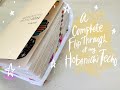 A Complete Flip through of my Finished Daily Journal: Hobonichi Techo (A6)