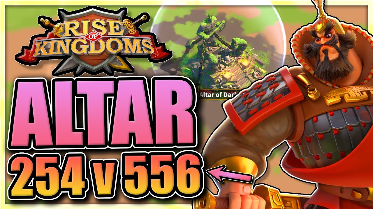 Altar of Darkness [254 v 556] in Rise of Kingdoms - YouTube
