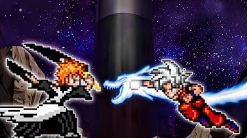 Ichigo TYBW Shikai JVL OP (New) VS Goku DBS V3.5 OP (all form) in Jump Force Mugen