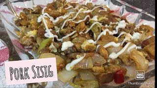Pork Sisig (without sizzling plate) I How to cook Pork Sisig