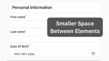 Filament Forms: Descrease Spacing to Fit More Fields
