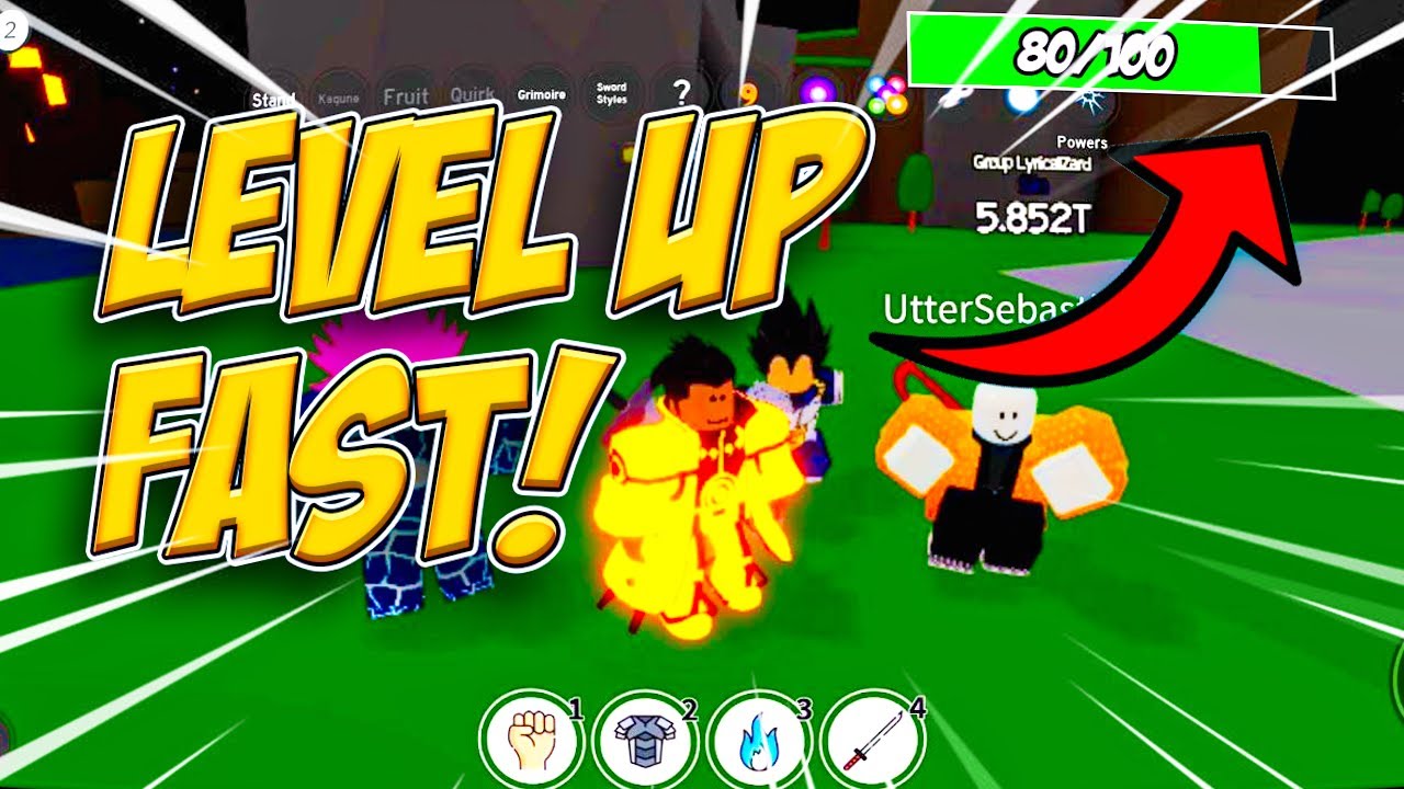 How To Level Up FAST in ANIME FIGHTING SIMULATOR - YouTube