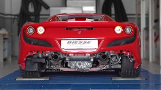 Ferrari F8 Spider feat. NOVITEC Catless OPF Delete Exhaust @ DYNO | Best Sounding F8 Exhaust 🔥