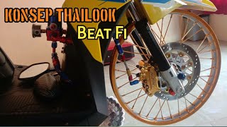 Modifikasi Beat Fi Konsep Thailook Dan Babylook