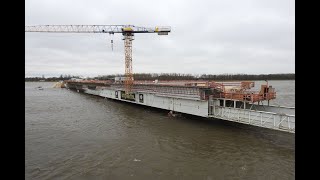 Elbebrücke construction using Underslung MSS