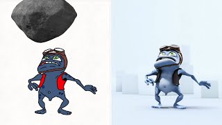 Crazy Frog -The Flash | Funny video | Drawing Meme